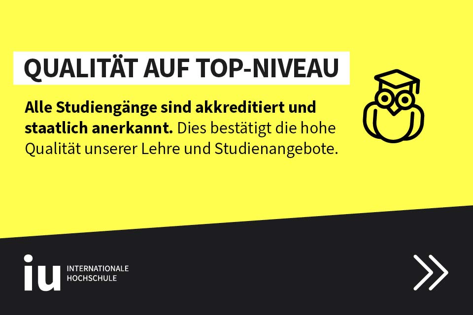 USP des IU Mystudium: Qualität auf Top-Niveau